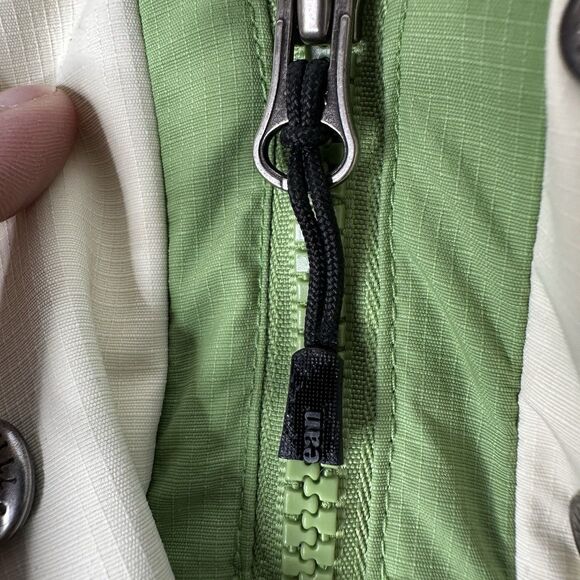 Vintage LL Bean Jacket Womens Sz S Green 3-in-1 Outer Shell Only Ripstop Outdoor - Picture 10 of 16